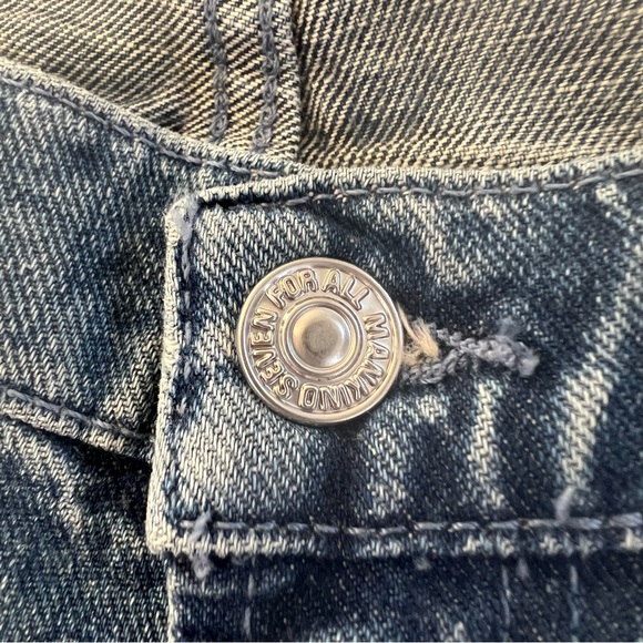 🖤NWT🖤 7 FOR ALL MANKIND Maribel Original Bootcut Beaded Flower - Picture 7 of 14